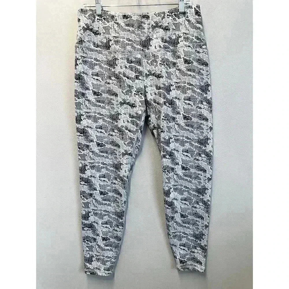 Spyder Active Black White‎ Core Active Athleisure Leggings Pants Womens SZ XL